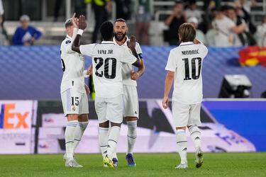 Real Madrid aumenta la leyenda y logra su quinta Supercopa de Europa tras vencer al Eintracht Frankfurt alemán