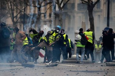 Manifestaciones de "Chalecos amarillos" en Francia.