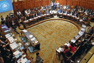 Comision mixta del congreso escucha exposicion del presupuesto 2019