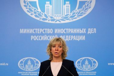 Rusia portavoz Maria Zajarova