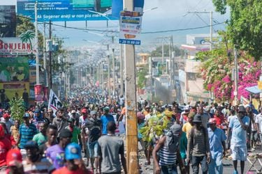 Capital haitiana, paralizada en medio de protestas por crisis económica