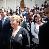 Juan Guaidó tras cita con Bachelet: "No podemos ver una visita o una iniciativa como una solución a la crisis"