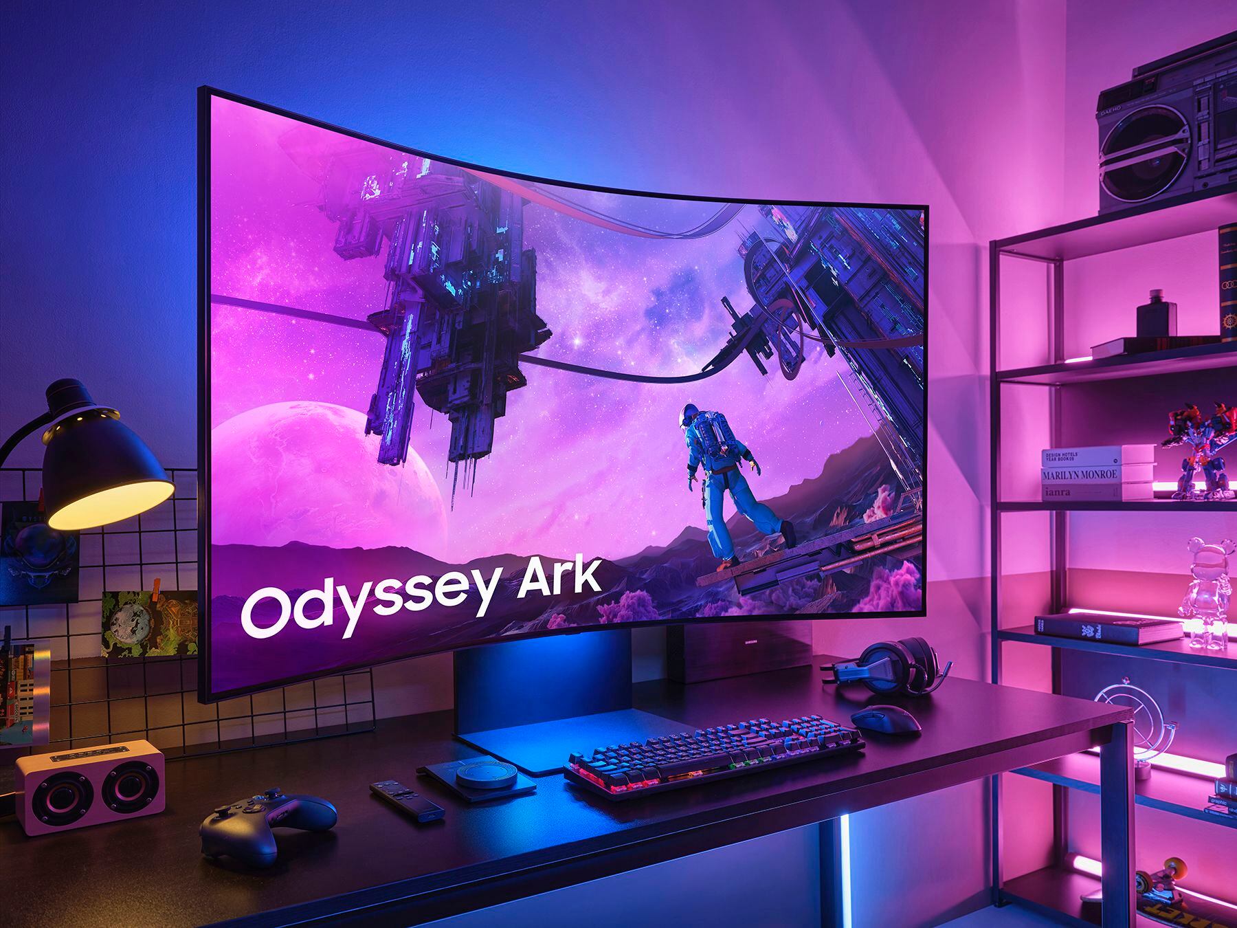 Samsung Odyssey Ark es el nuevo monitor curvo vertical