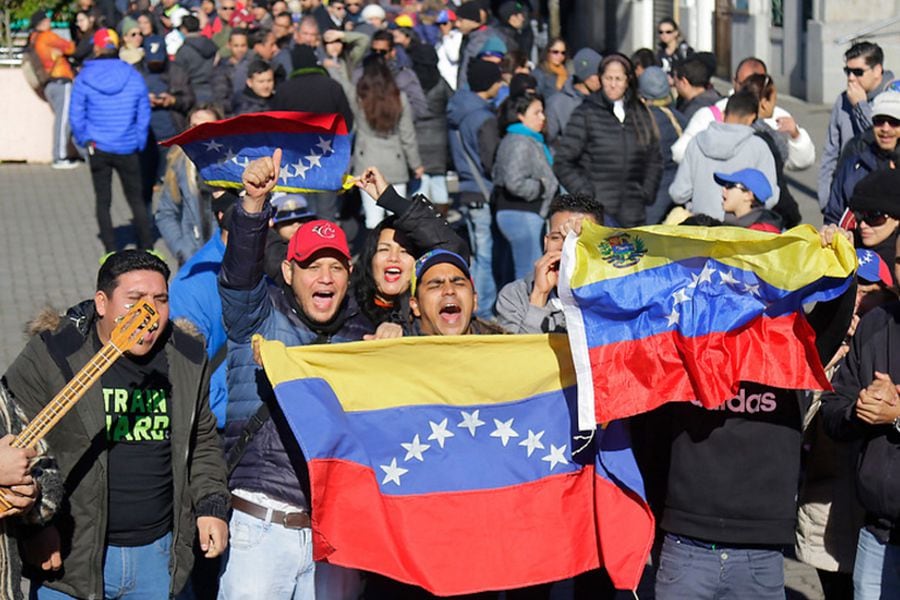 venezolanos en chile