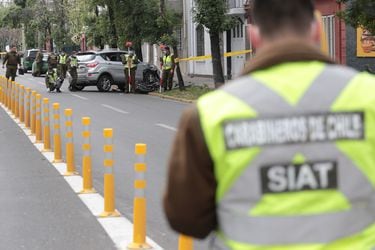 Carabinero fallece tras sufrir un accidente de tránsito en Providencia mientras se trasladaba en motocicleta 