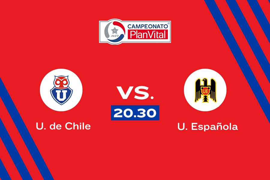 Universidad de Chile y Unión Española se enfrentan por la cuarta fecha del Torneo Nacional.