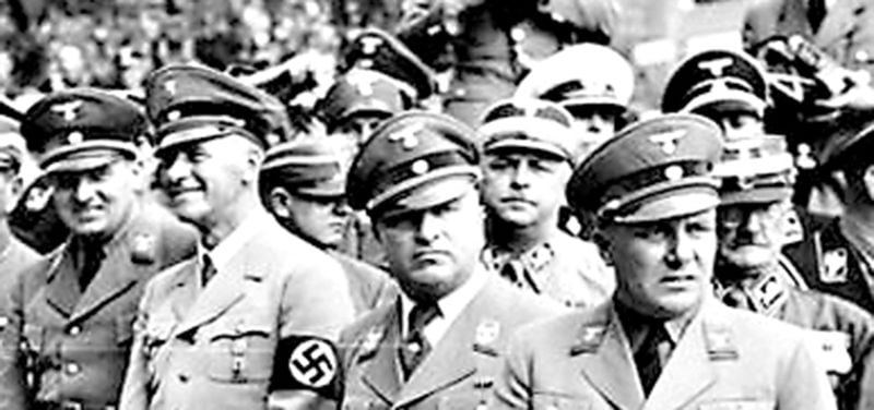 Dirigentes del Partido Nazi en 1938.