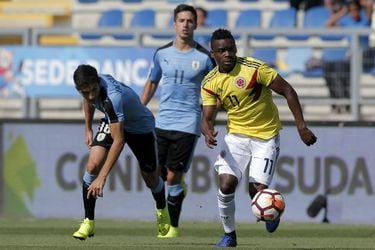 Colombia y Uruguay Sub 20.