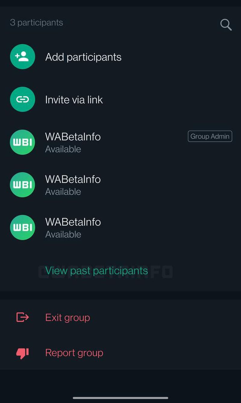Así luciría la nueva funcionalidad de WhatsApp que notificará quién ha salido de un grupo.