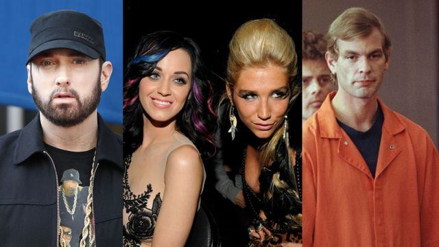 Eminem, Katy Perry y Kesha. Jeffrey Dahmer.