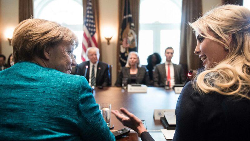 Angela Merkel e Ivanka Trump