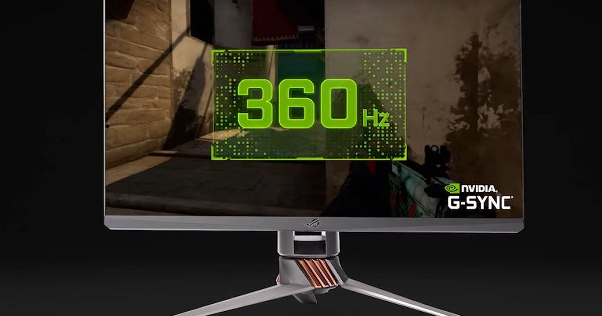 El monitor más rápido del mundo: alcanza los 360 Hz gracias a lo nuevo de  Nvidia