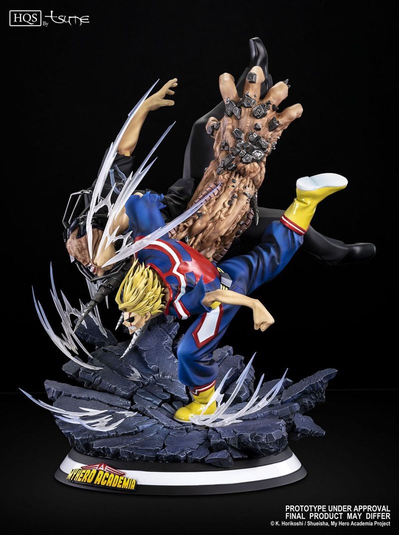 Figurine My Hero Academia All Might Vs All For One My Hero Academia: Lanzan increíble estatua del combate de All Might con