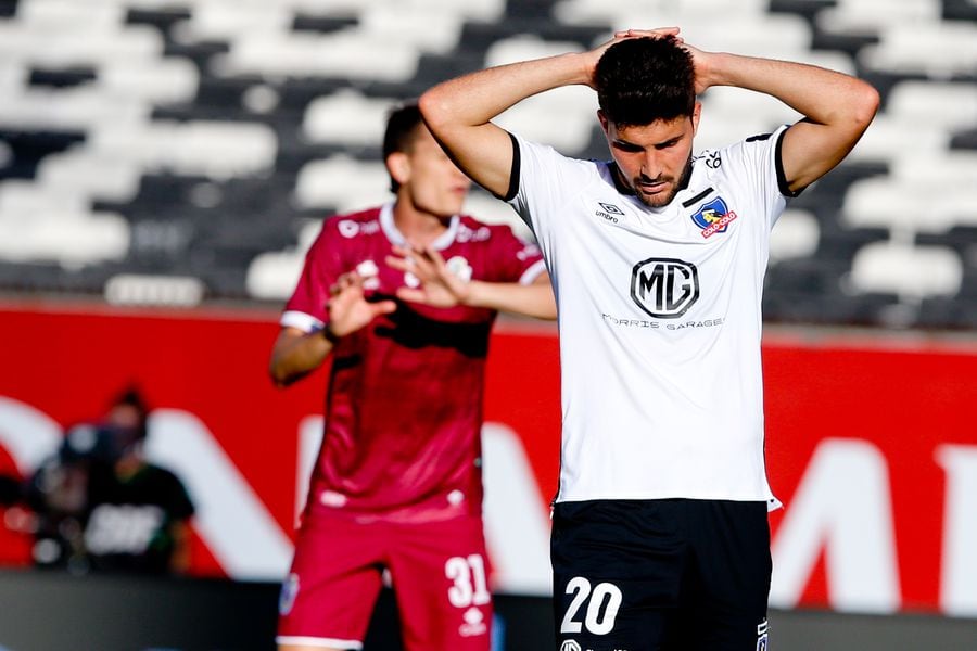 Nicolás Blandi, en el partido ante La Serena