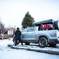La aventura de Claudio Iturra cuando durmió dos meses en una camioneta en la Patagonia