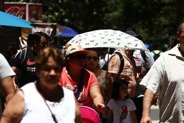 personas, gente, verano, santiago