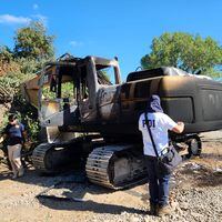 La Araucanía: destruyen máquinas en ataque incendiario a empresa de áridos en la zona rural de Lautaro