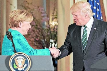 President Trump Welcomes German Chancellor Angela Merkel To The White House