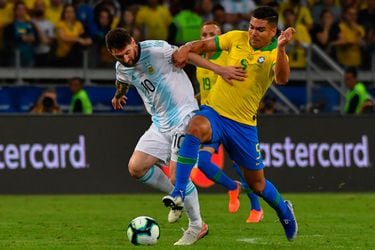 Casemiro, Lionel Messi, Argentina, Brasil