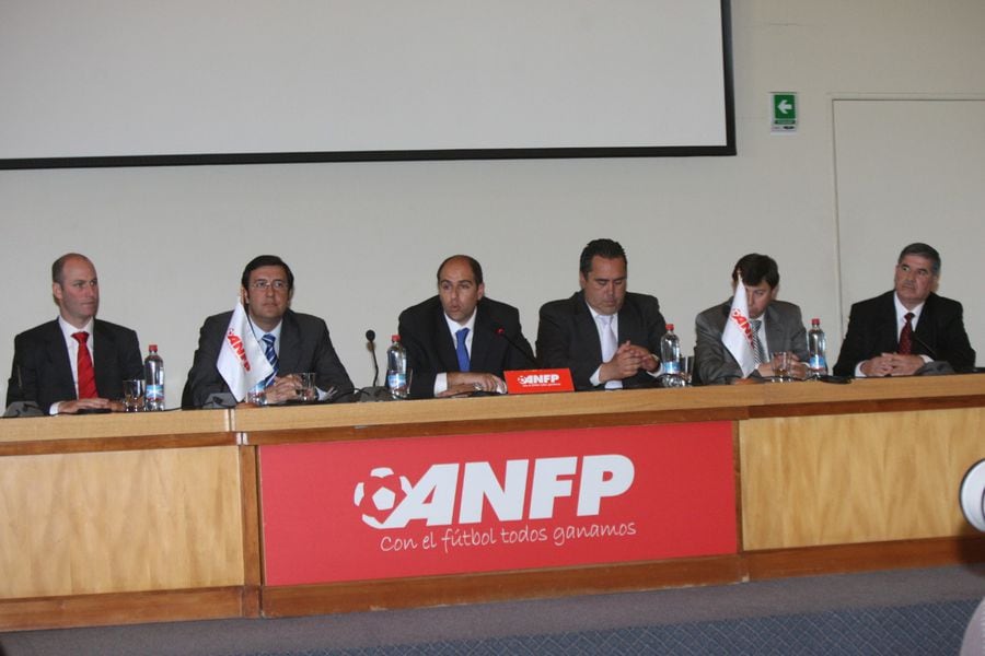 El directorio que Sergio Jadue presidió en la ANFP