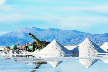 Salinas Grandes Salt desert in the Jujuy, Argentina