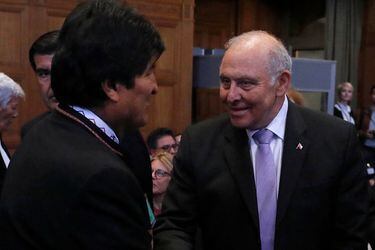 Claudio Grossman y Evo Morales