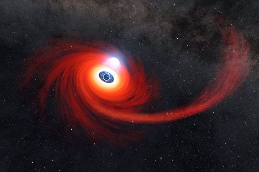 Po raz pierwszy astronomowie uchwycili obraz czarnej dziury pożerającej gwiazdę