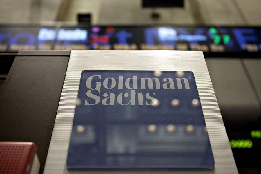 Goldman Sachs Logo At The NYSE