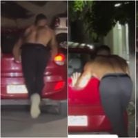 “Cosas que sólo pasan en mi Chile”: Sammis Reyes se baja a ayudar a empujar un auto en la calle