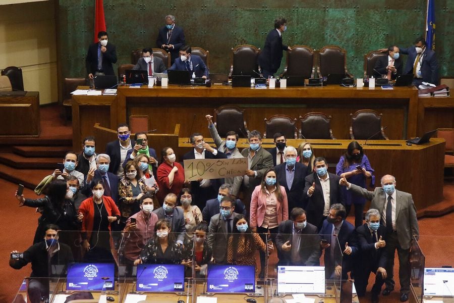 Sala de la Cámara de Diputados aprueba en general segundo retiro del 10% con más votos que el primer proyecto