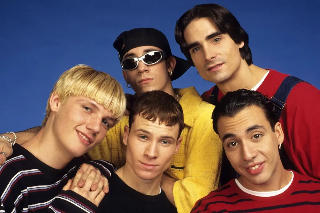 Howie Dorough (abajo a la derecha) junto a los demás miembros de Backstreet Boys.
