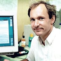 Tim Berners-Lee, el creador de la World Wide Web en 1991
