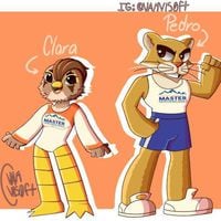 Clara y Pedro: conoce las mascotas de los I Juegos Suramericanos Máster ODESUR Santiago 2021 