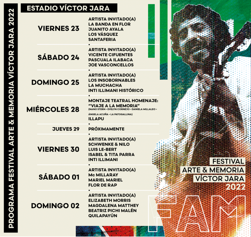 Programa FAM Víctor Jara 2022
