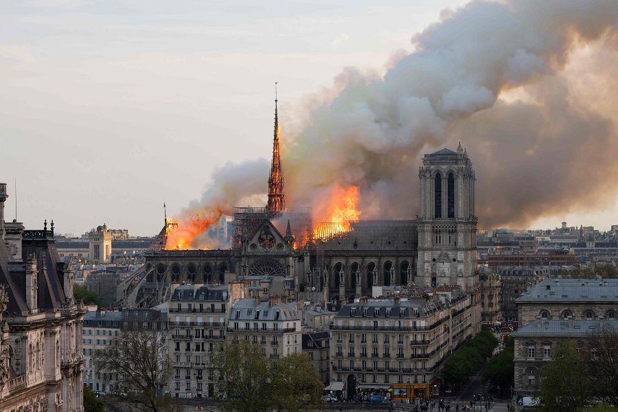 FRANCE-FIRE-NOTRE DAME