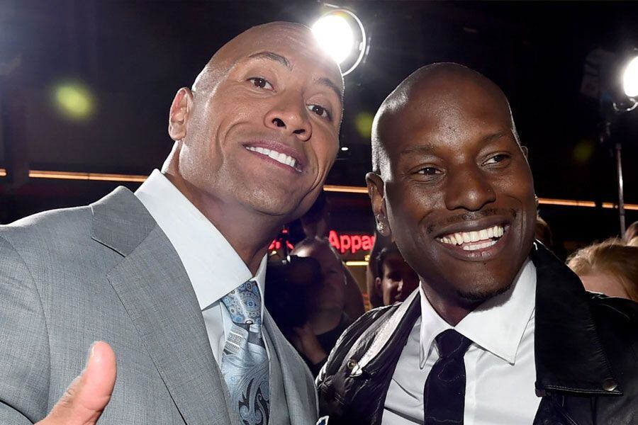 Tyrese Gibson aseguró que ya no está peleado con La Roca - La Tercera