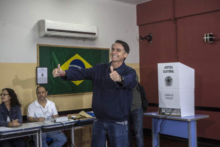 Brazilians Vote In The First Round Of Presidential Elections