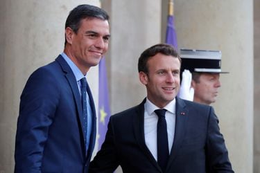 Macron y Sánchez