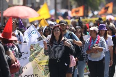 En Copiapó hubo una marcha de profesores que cumplieron 51 días en paro, en la Región de Atacama. Docentes exigen que la autoridad nacional se haga presente en la zona con respuestas y soluciones a demandas del gremio de mejoras en las condiciones del sistema educativo de la zona.