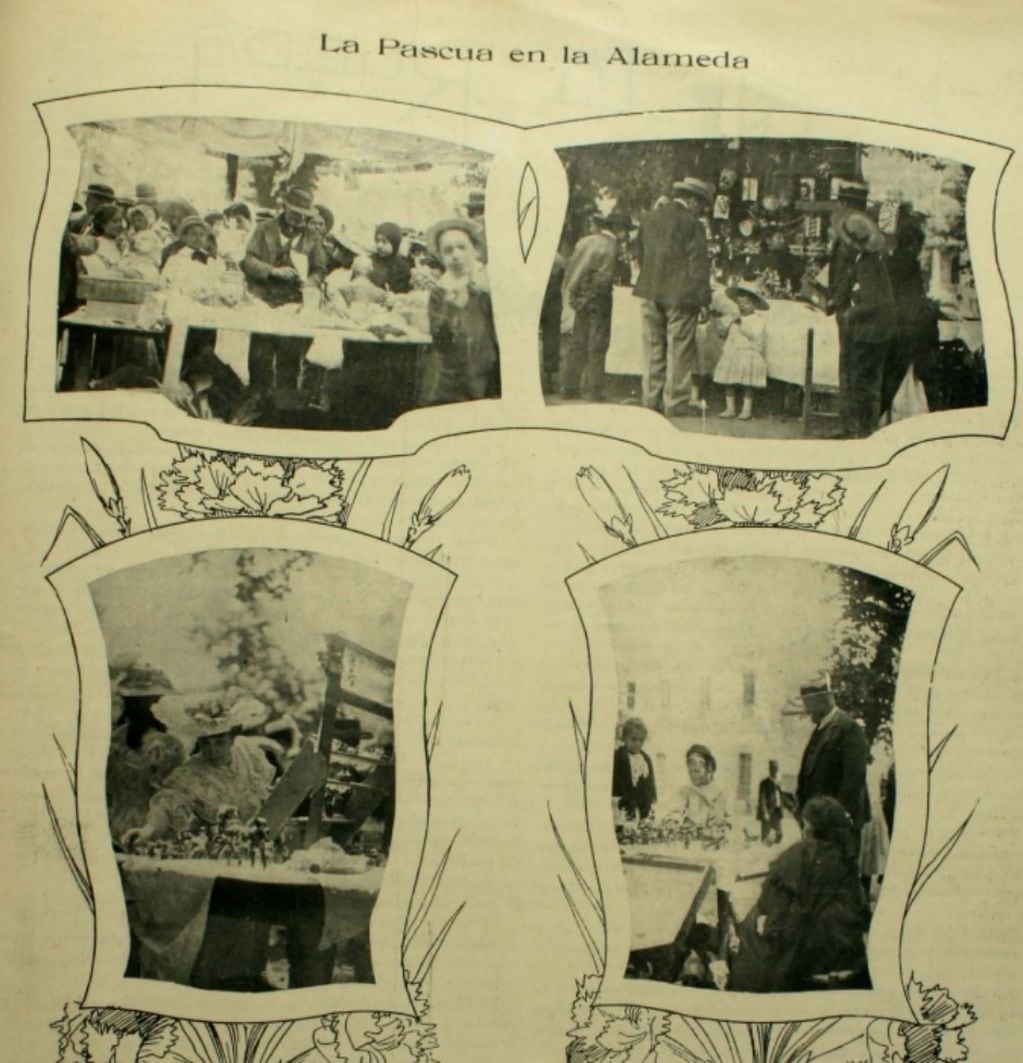 Las celebraciones de Navidad en la Alameda, revisa Zig Zag, 30 de diciembre de 1906.