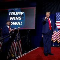Las claves para entender el aplastante triunfo de Trump en Iowa