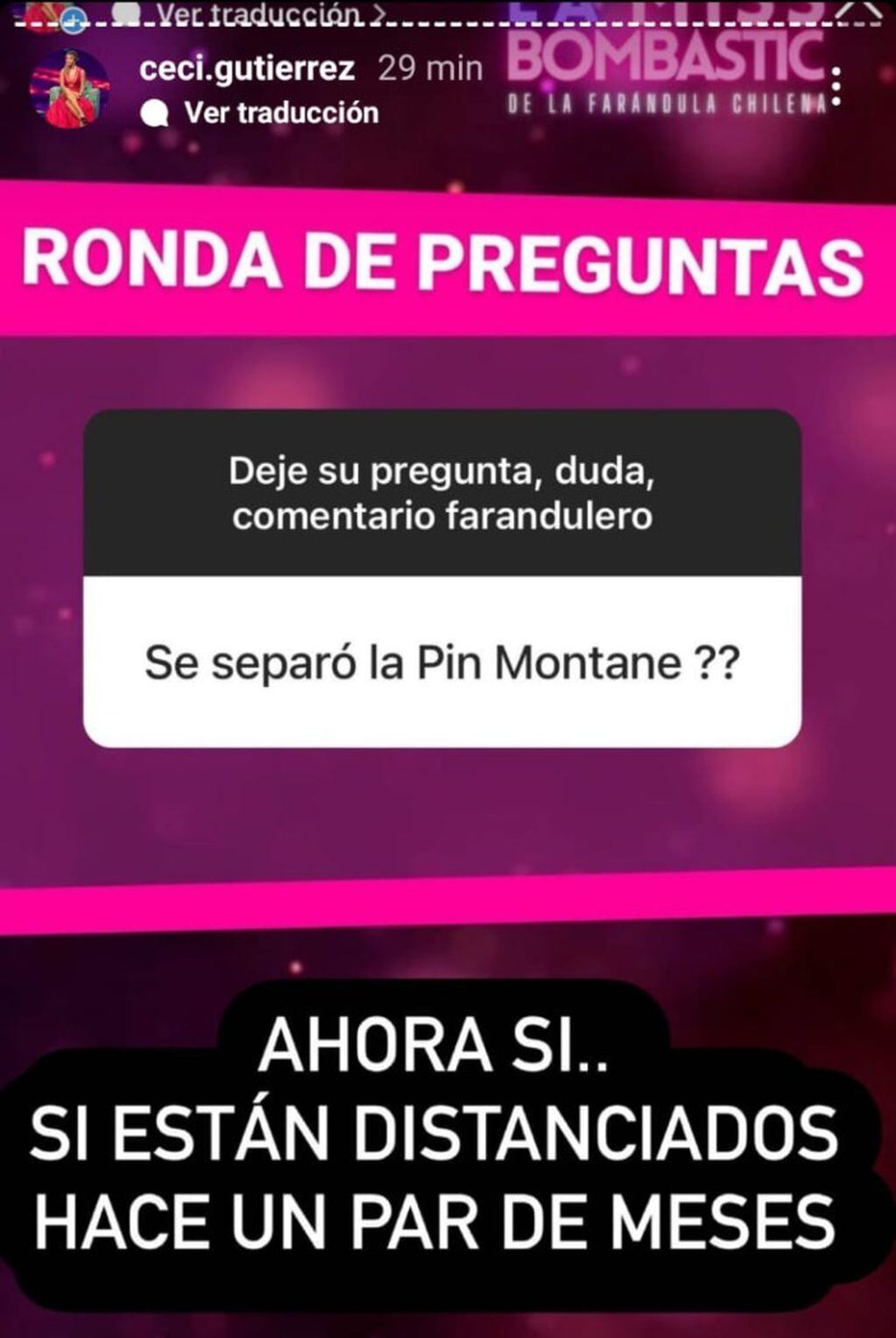 La información de Gutiérrez sobre Montané.