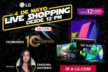 Hasta 47% de descuento: conéctate al Live Shopping de LG Electronics