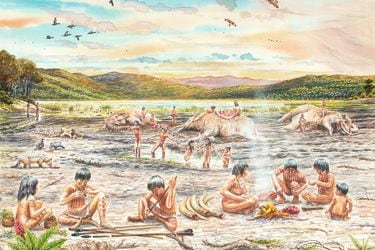 Haciendo fogones y comiendo aves y ranas: así era la vida de los seres humanos hace 12 mil años en el yacimiento Tagua Tagua