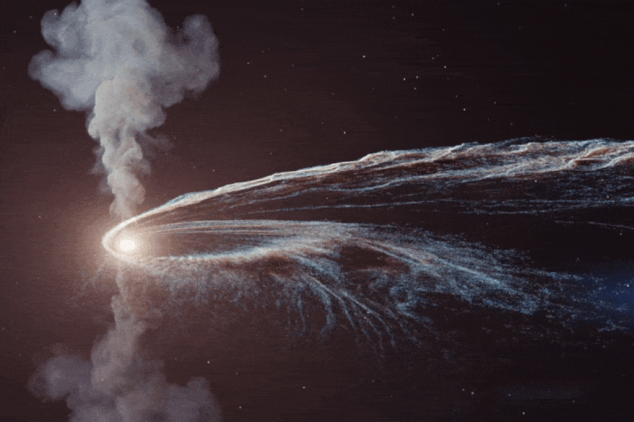 Nunca habíamos visto algo así”: Agujero negro arroja material años después de triturar una estrella - La Tercera