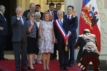 Presidentes llegan a Cerro Castillo a compartir almuerzo con Sebastián Piñera
