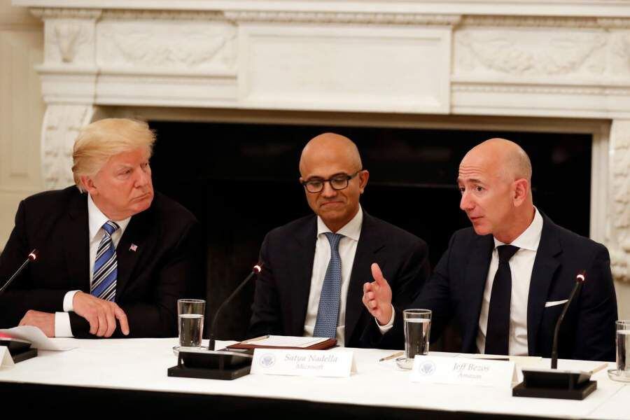 trumop amazon wsj