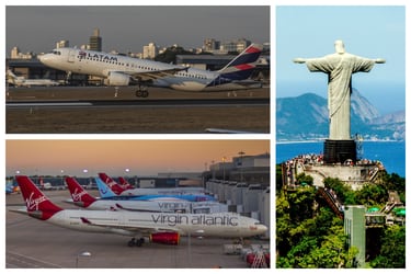 Latam Airlines y Virgin Atlantic anuncian acuerdo de códigos compartidos en Brasil 