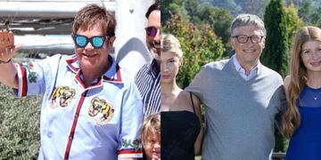 Elton John y Bill Gates