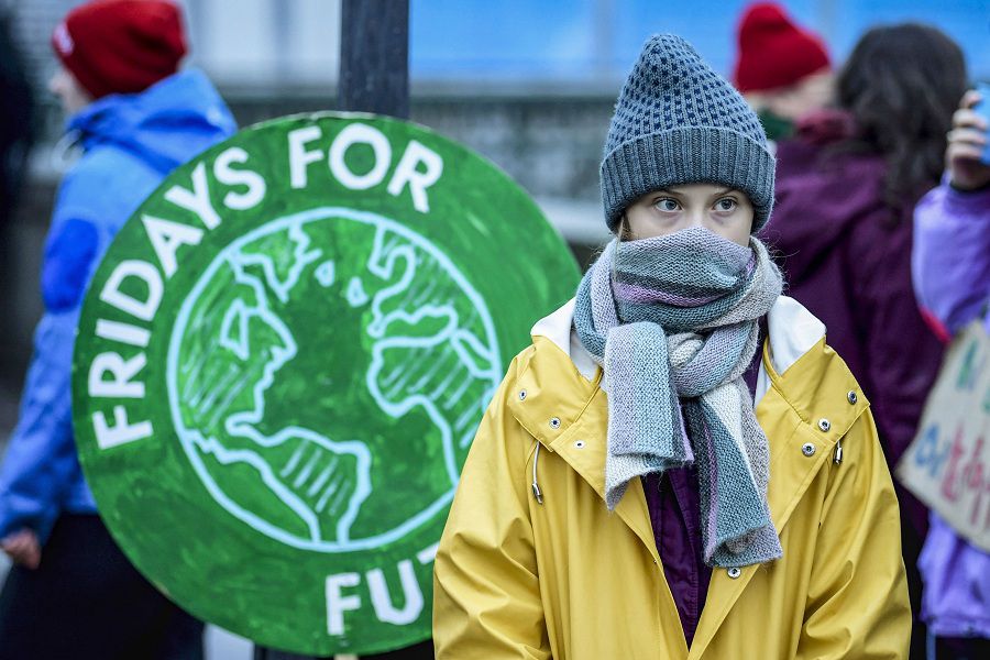 Fridays For Future protest in Stockholm